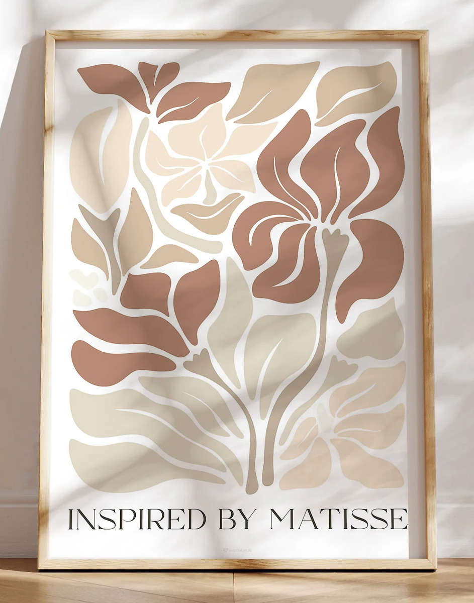 Inspired by Matisse - Blomster cut-outs