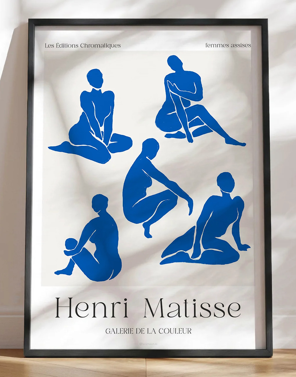 Matisse plakat blå - Femmes assises