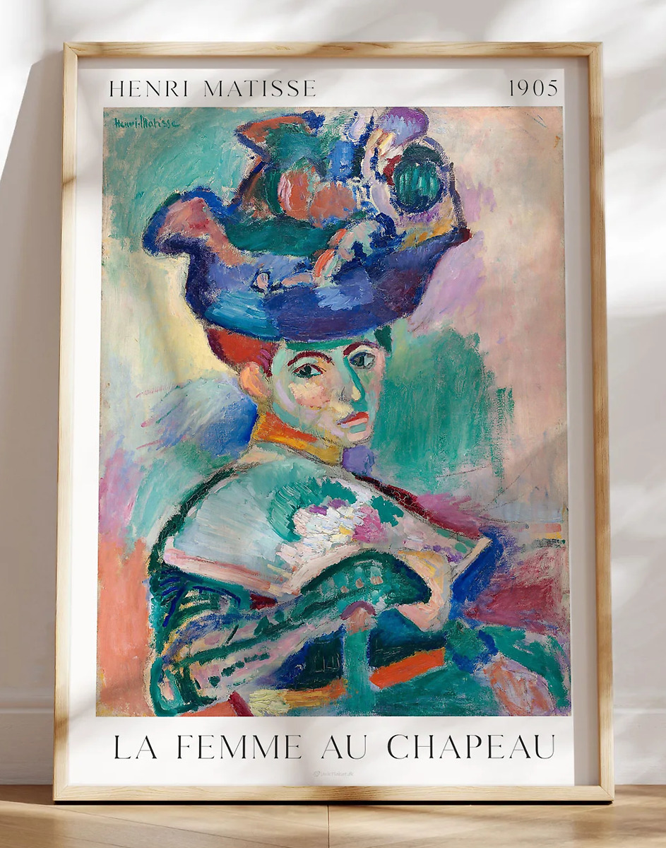 La Femme au Chapeau - af Henri Matisse