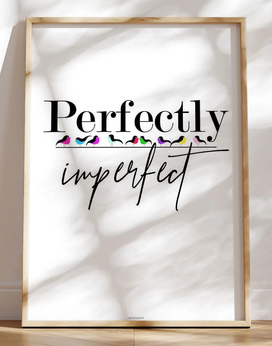Perfectly imperfect - Birds plakat