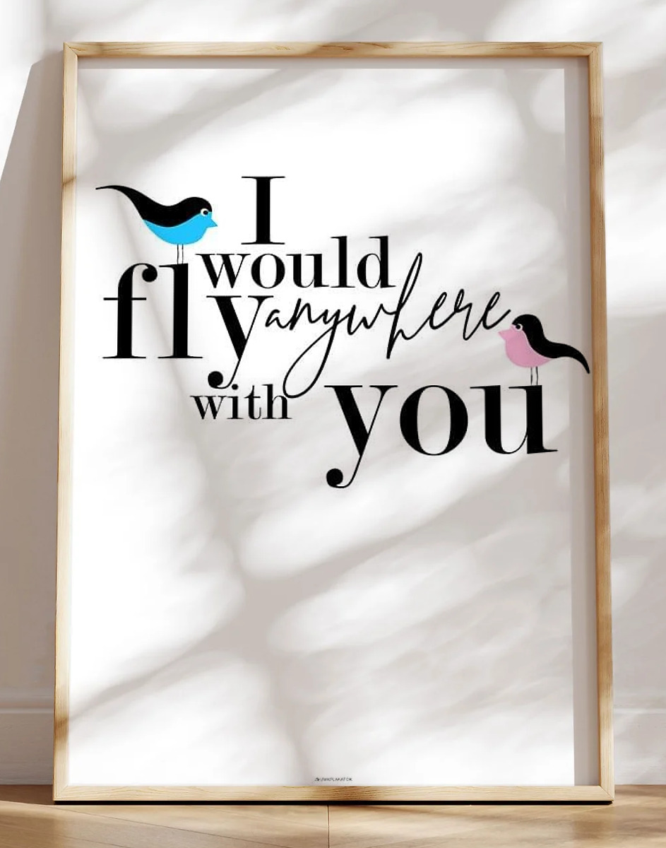 I would fly - Birds plakat