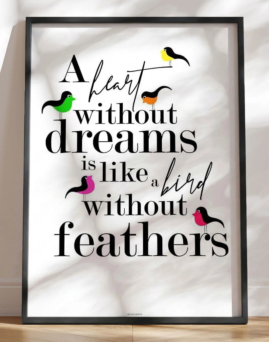 A heart without - Birds plakat