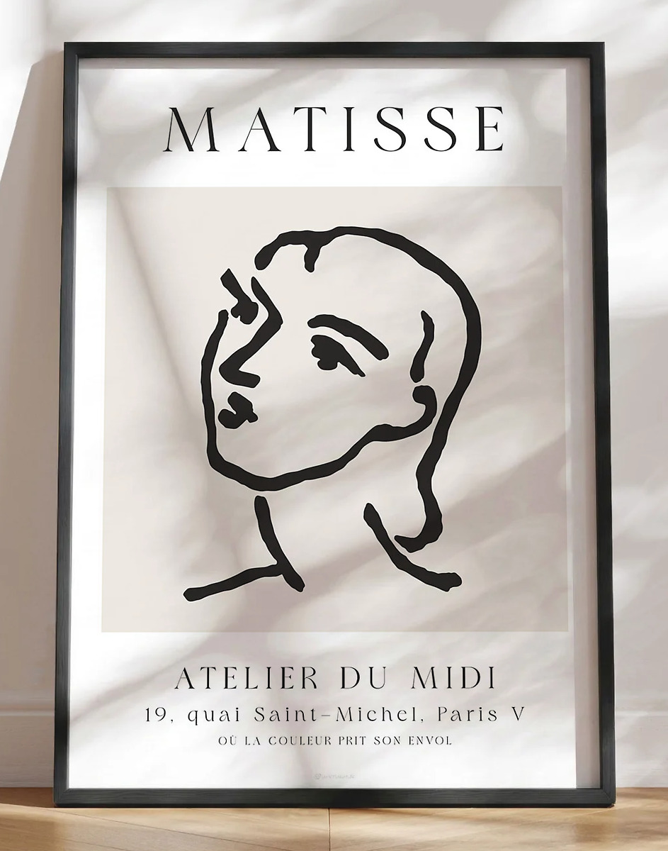 Matisse skitse - Woman's face