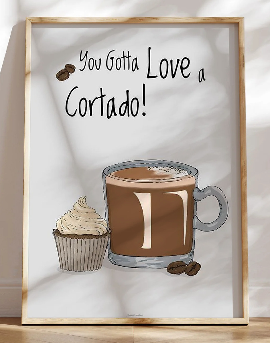 Kaffeplakat - Cortado