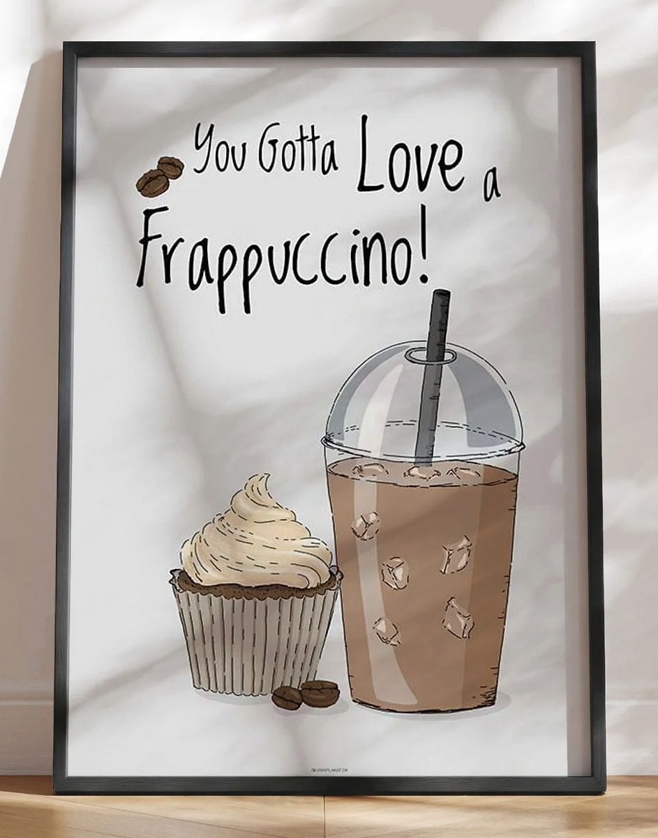 Kaffeplakat - Frappe