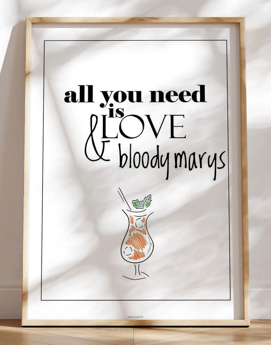 Drinks plakat - Bloody Mary