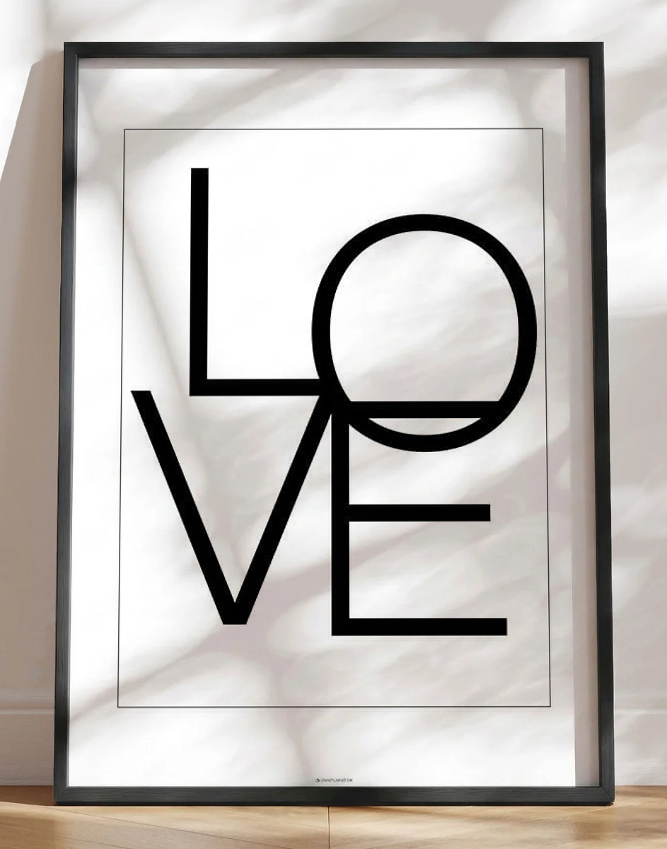 Love letters plakat