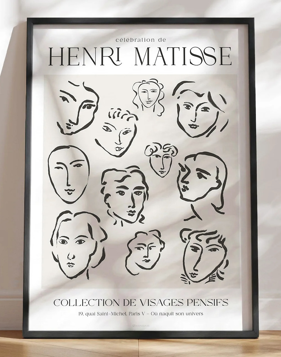 Inspired by Matisse - Female faces