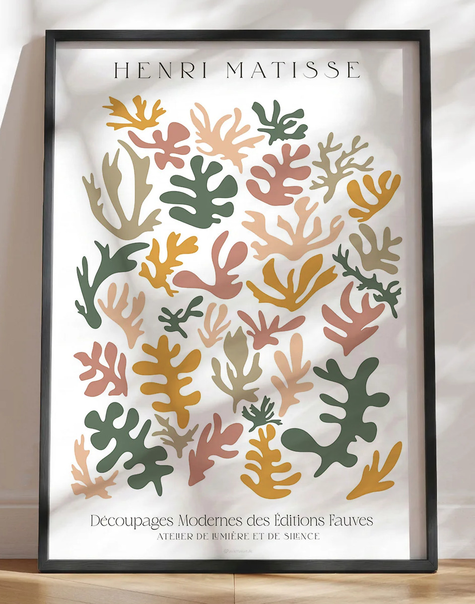 Matisse-inspireret plakat - Decoupages modernes des editions fauves