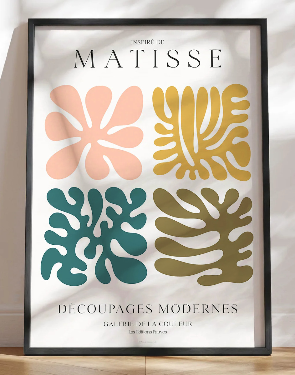 Matisse plakat - Decoupages modernes