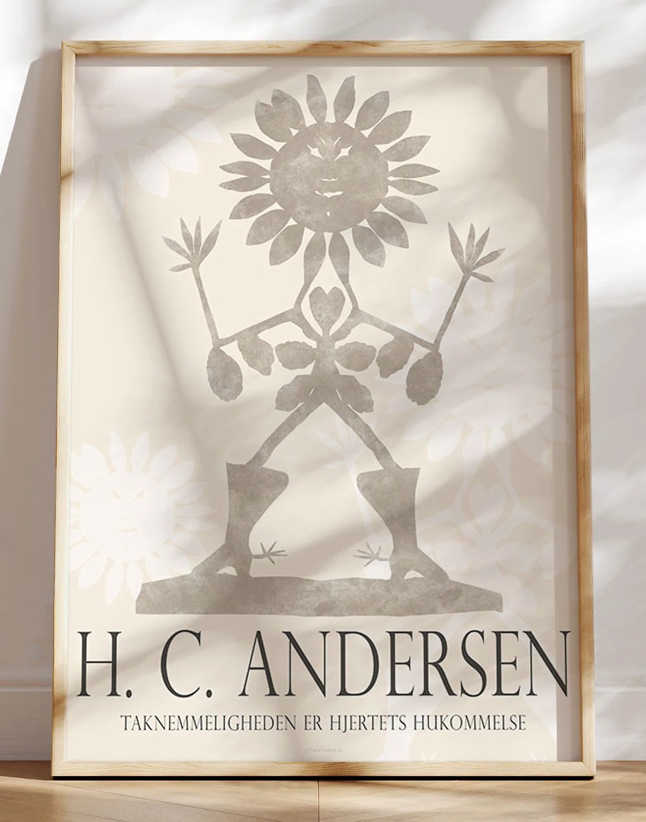 H. C. Andersen plakat - Solsikken