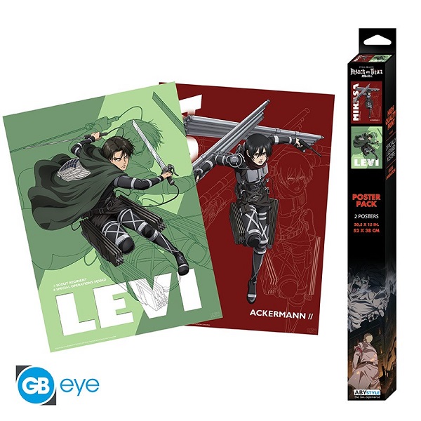 Attack On Titan - Set 1 - Chibi Posters Set
