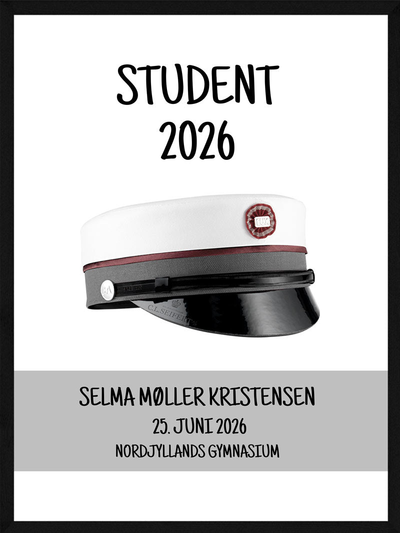 Personlig student plakat