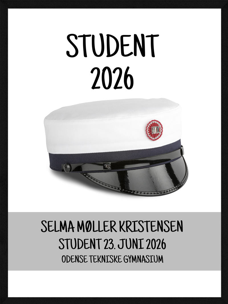 Personlig student plakat