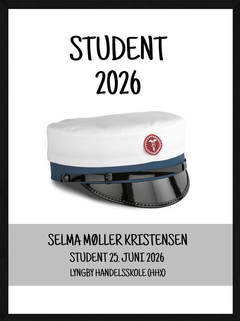 Personlig student plakat