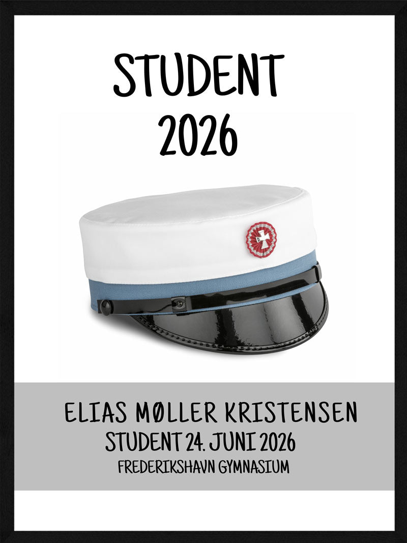 Personlig student plakat