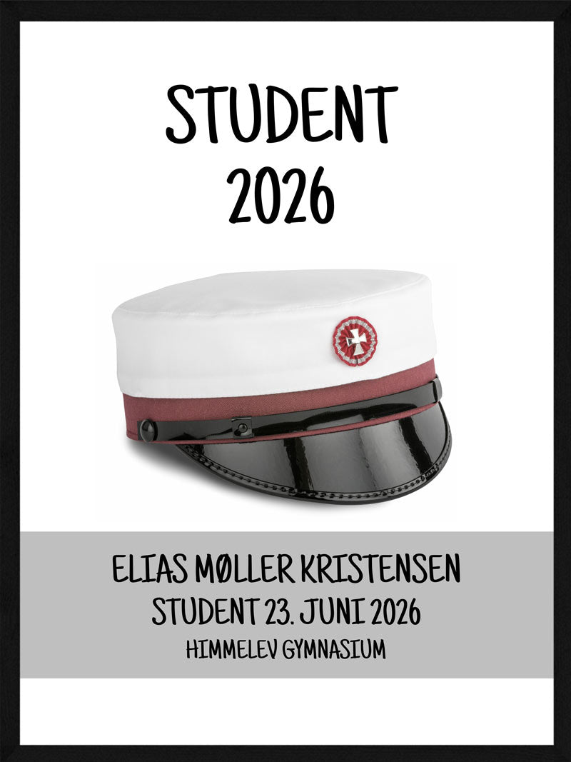 Personlig student plakat