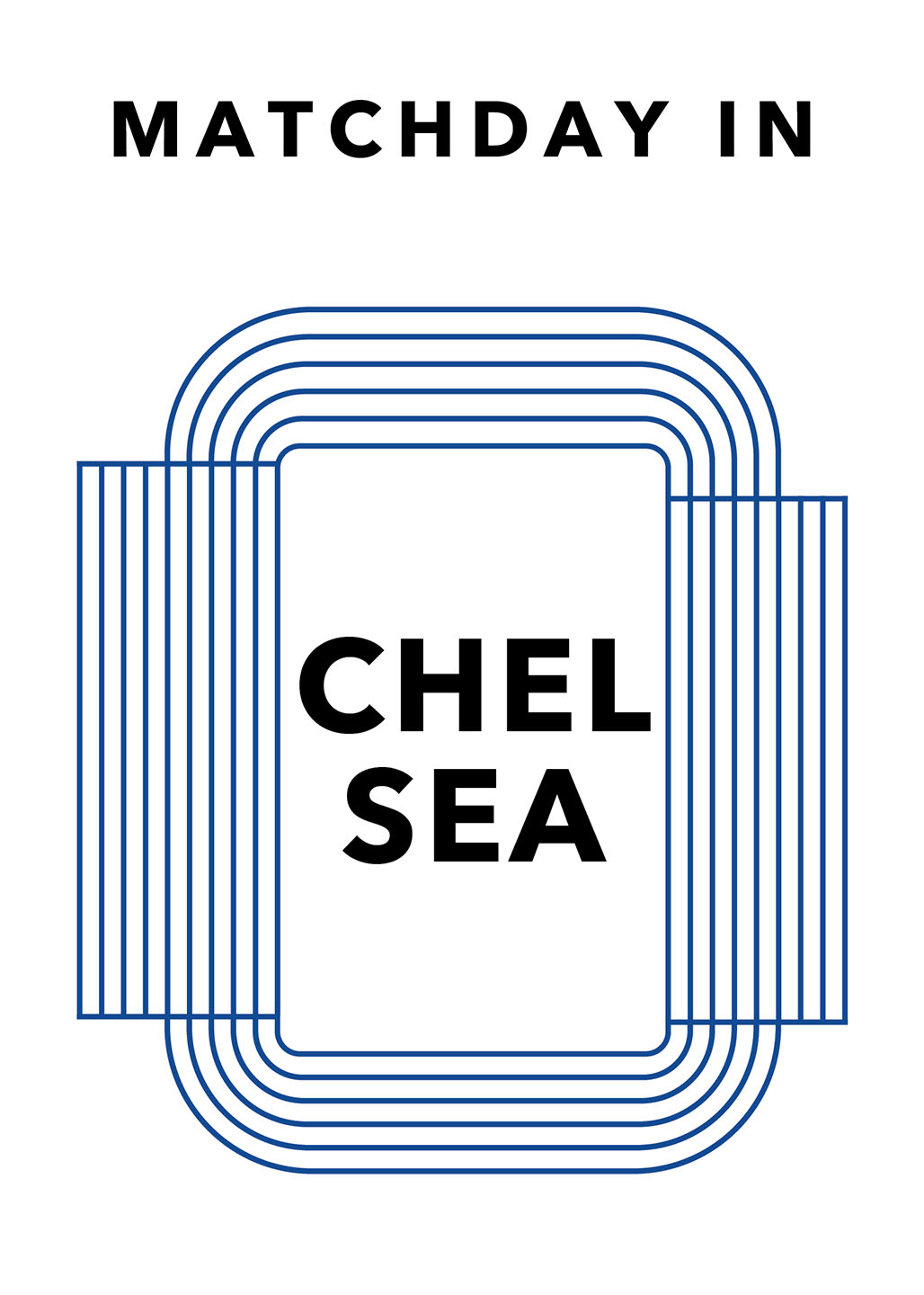Matchday in Chelsea af Olé Olé
