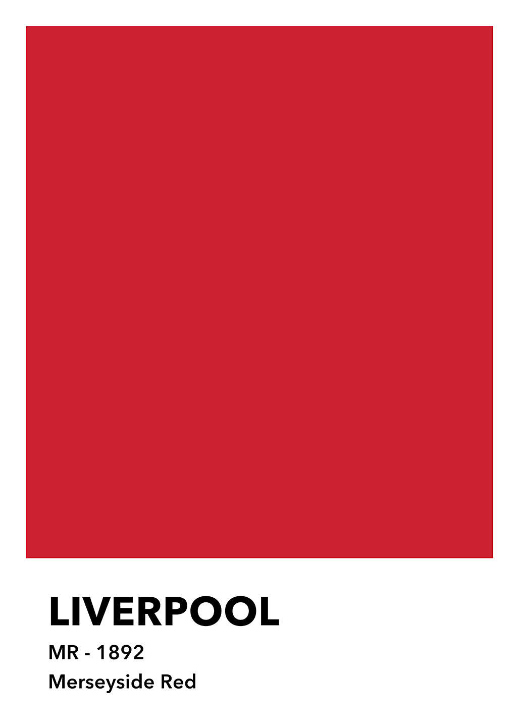 Liverpool - Merseyside Red af Olé Olé