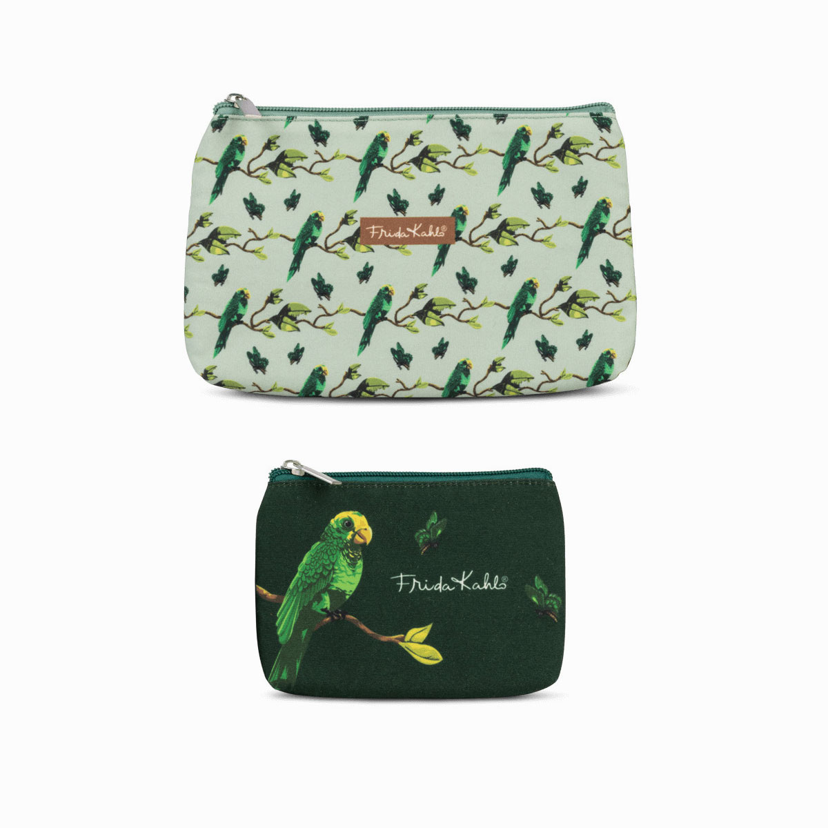 Frida Kahlo®  Kosmetikpung (sæt) - Vibrant Parrot