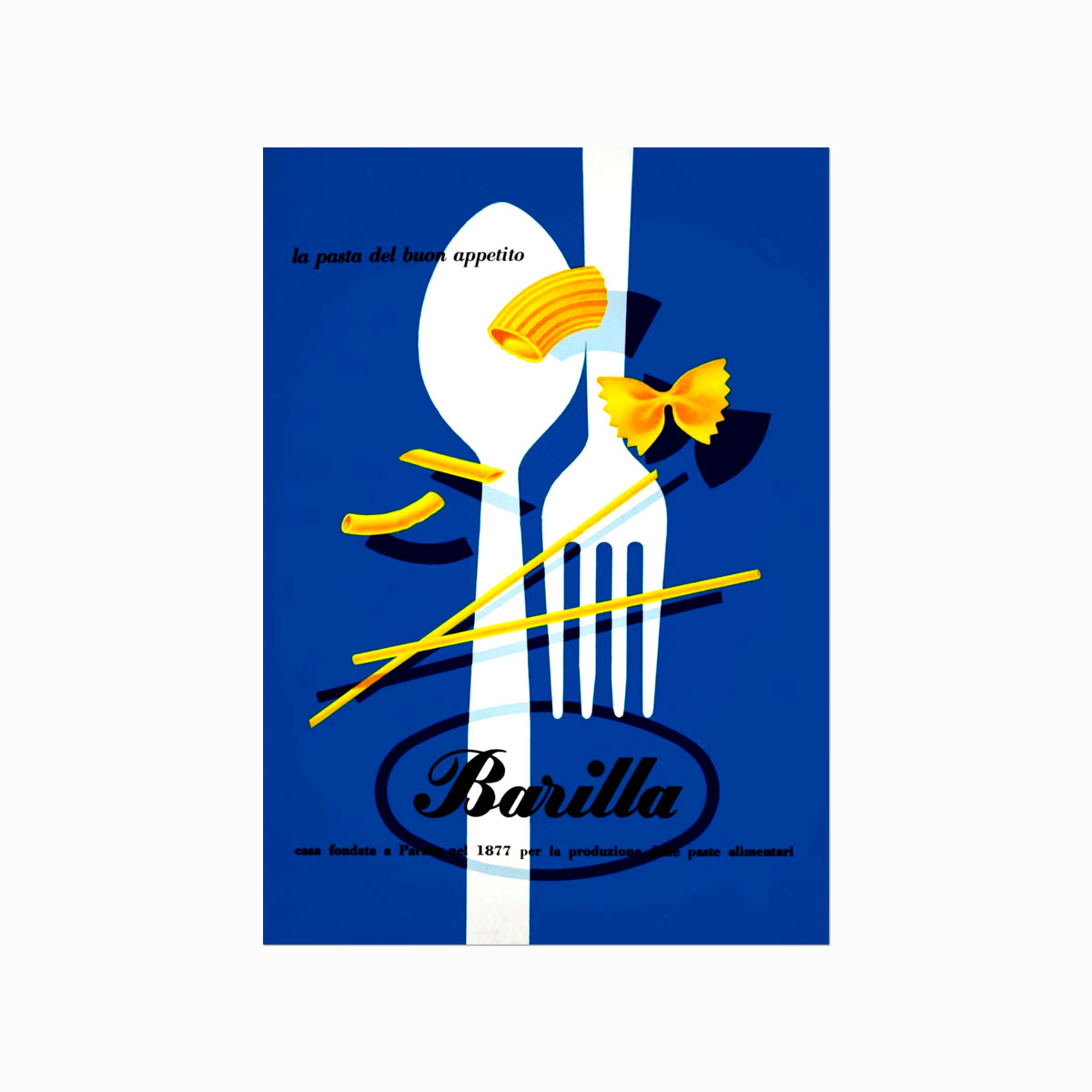 Barilla pasta plakat