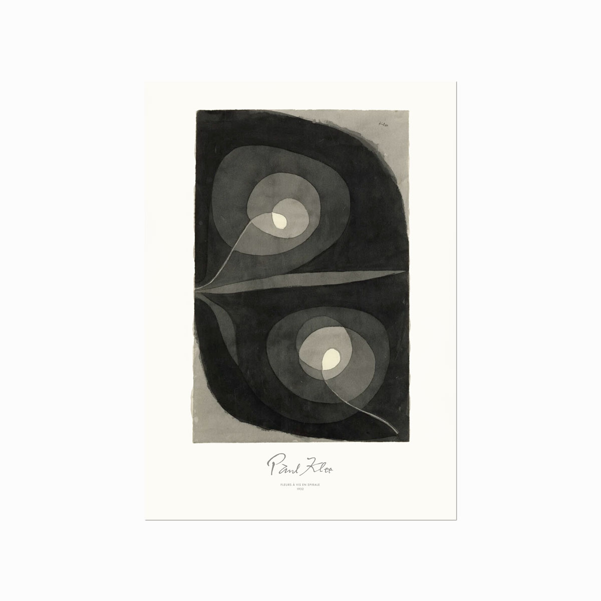 Paul Klee  Fleurs à vis en spirale