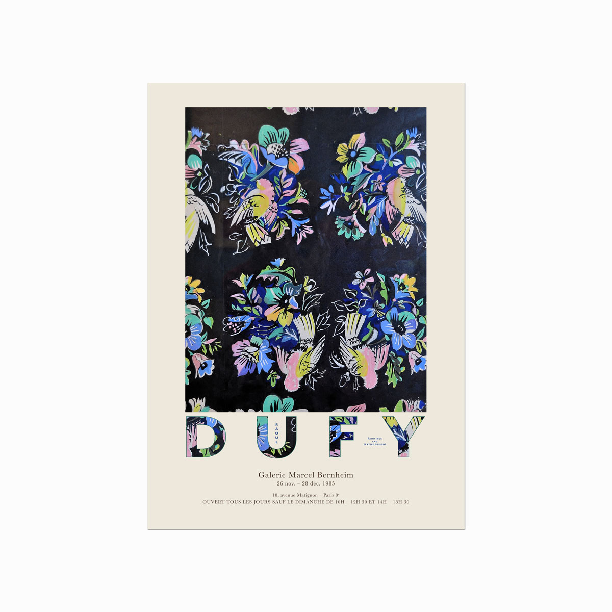 Raoul Dufy  Perroquets et fleurs