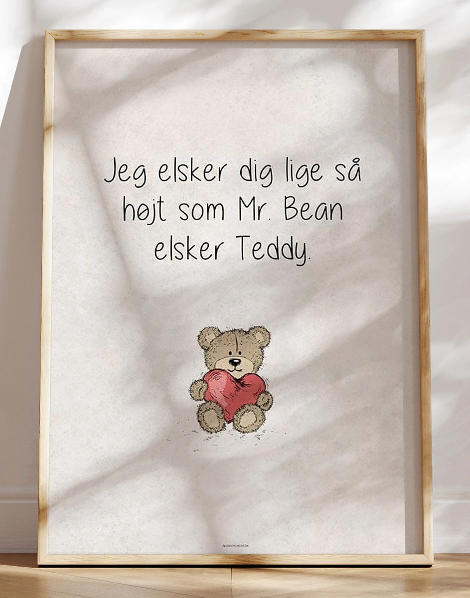 Sjovt kærlighedscitat - Mr. Bean