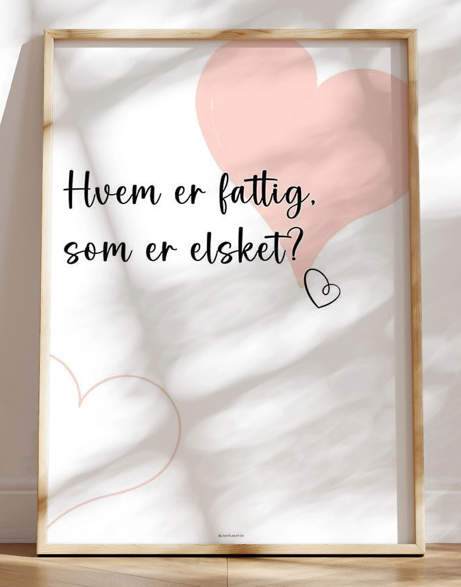 Citat om kærlighed - Hvem er fattig