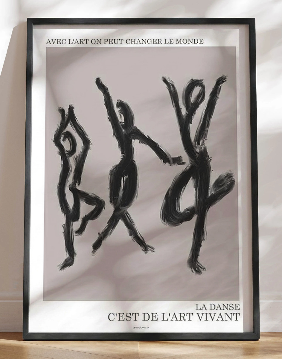 Kunstplakat - Dansekunsten