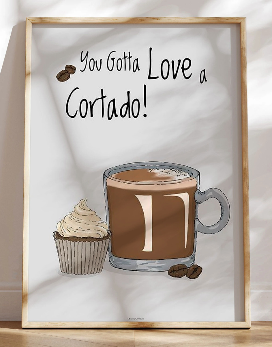 Kaffeplakat - Cortado