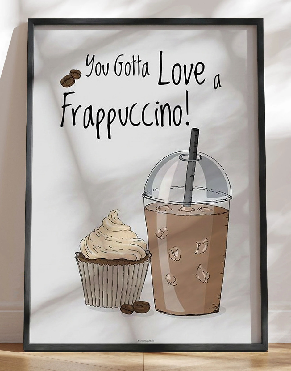 Kaffeplakat - Frappe
