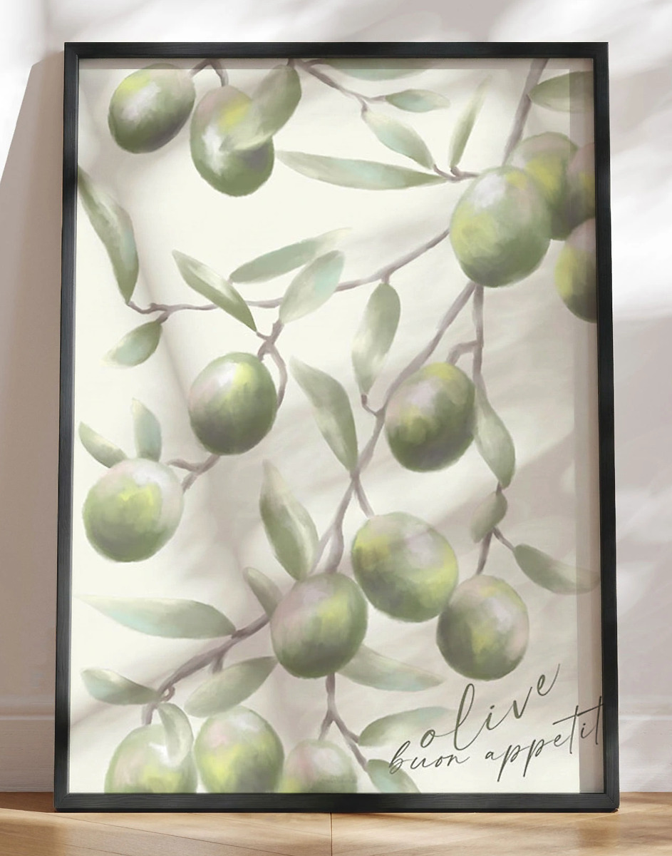 Madplakat - Oliven
