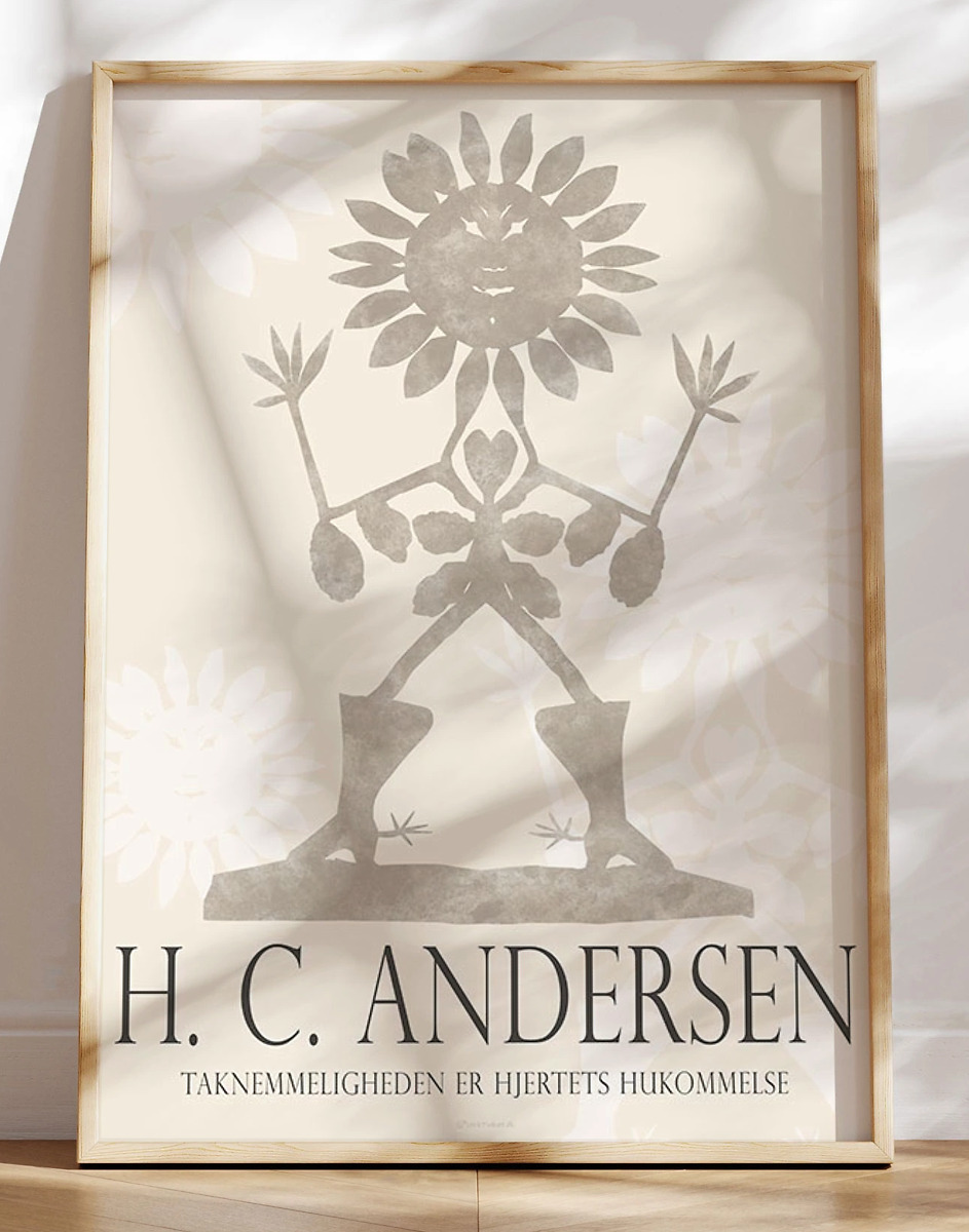 H. C. Andersen plakat - Solsikken