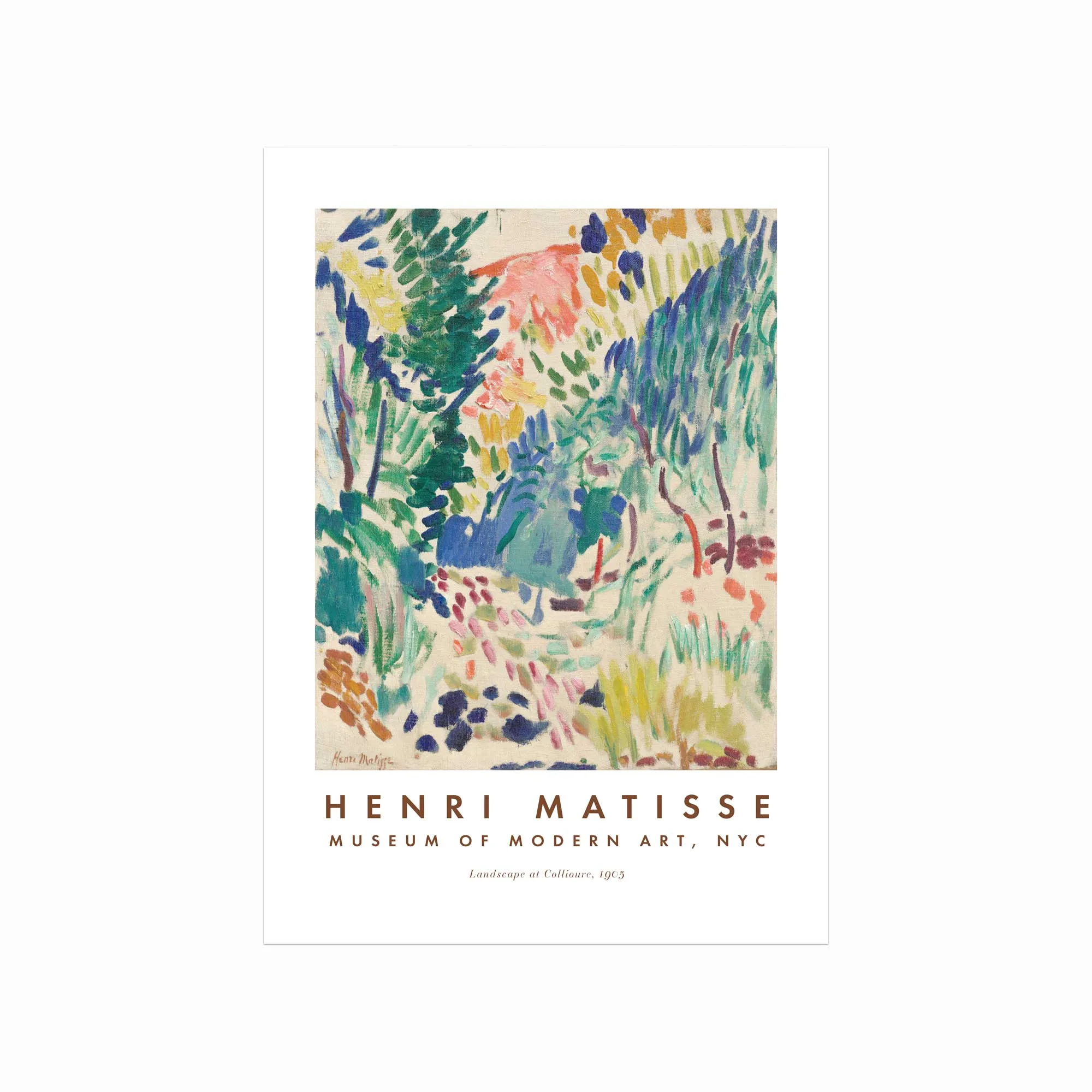 Henri Matisse plakat  Landscape at Collioure