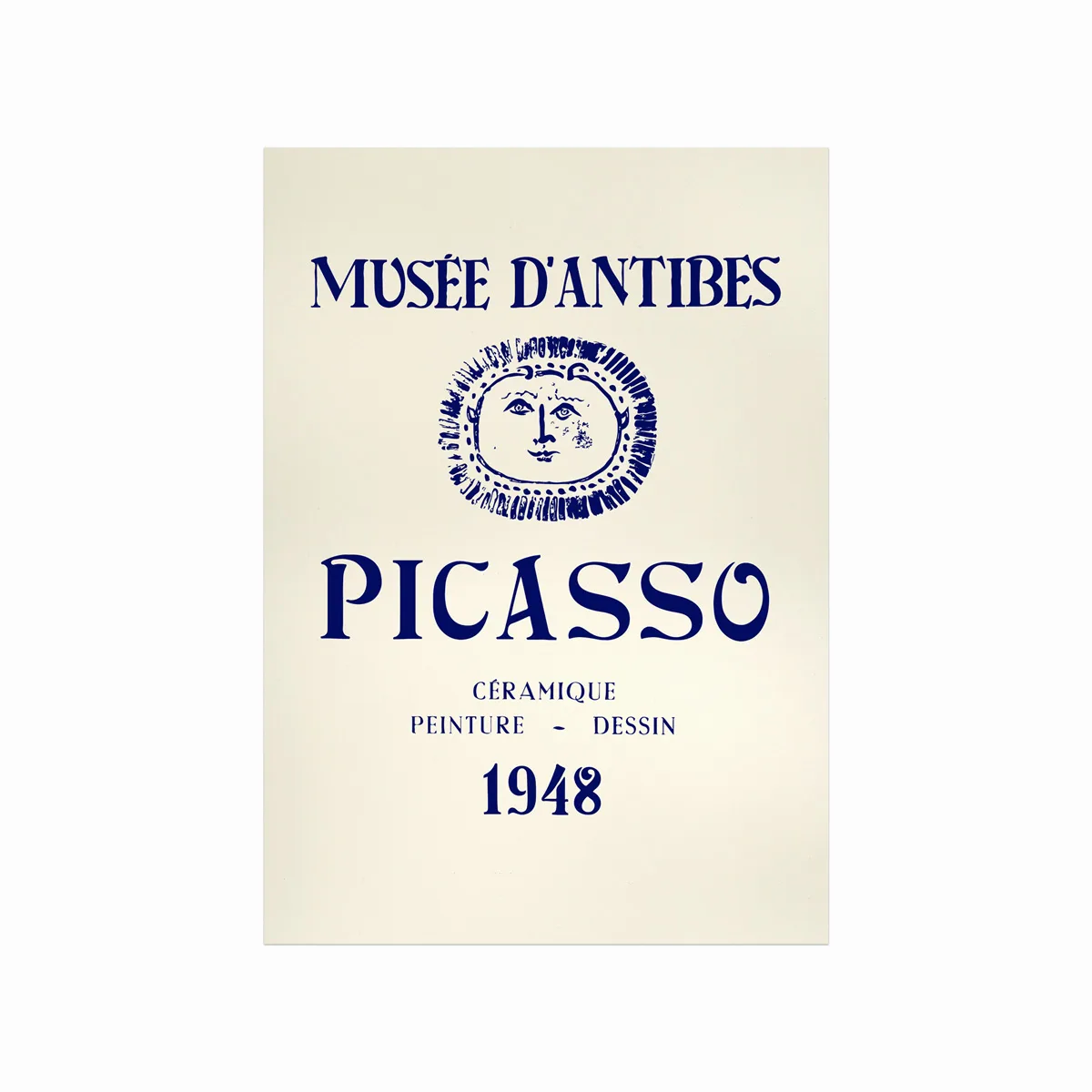 Pablo Picasso plakat  Musée D'Antibes