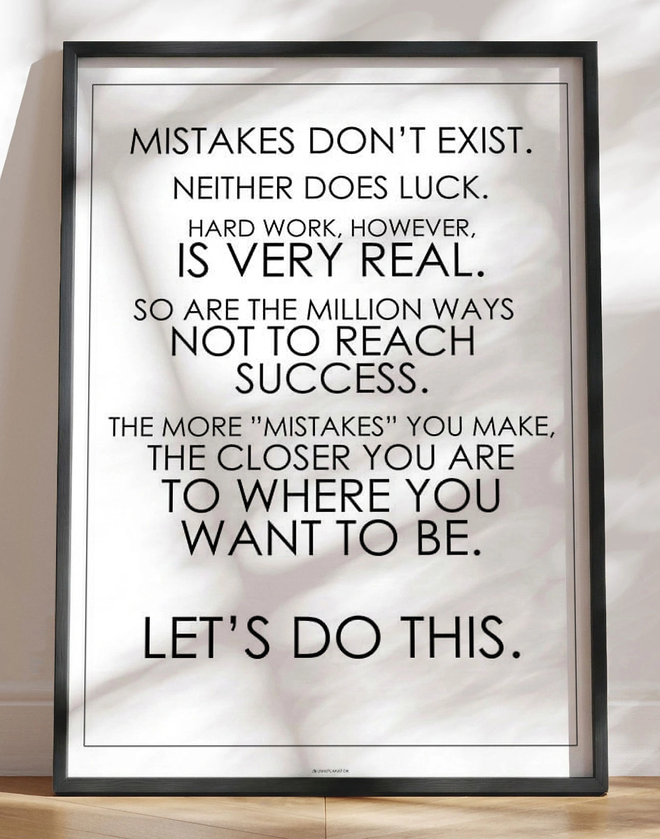 Mistakes plakat